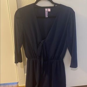 Navy Romper